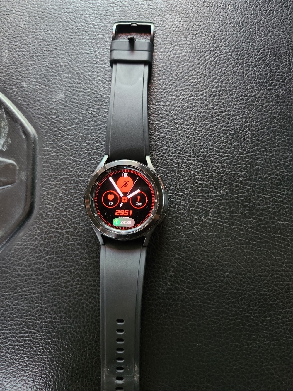 Samsung Galaxy Watch4 Classic Black with Red Display Accents
